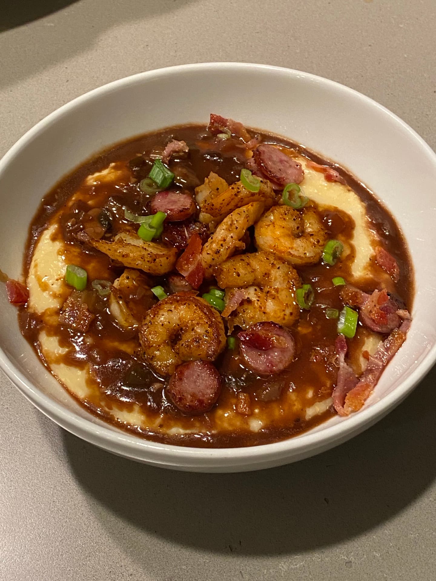 Shrimp and Grits — Sweet'n Sassy signature dish